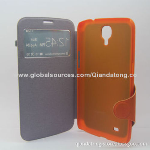 Flip Leather Mobile Phone Case for Samsung Galaxy 9200 with View Window, Easy to Install and Remove